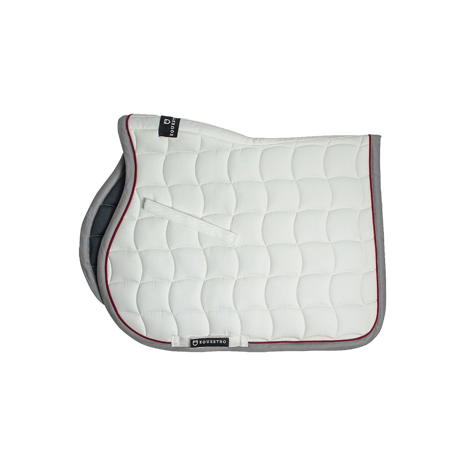 Equestro sottosella red trim - Colore WHITE/RED/GREY