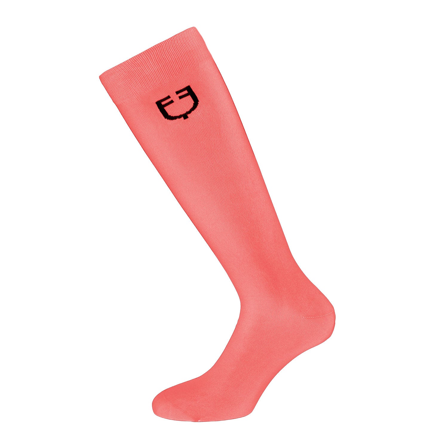 Equestro unisex light basic sock - Colore DESERT FLOWER (15-1435)/BLACK