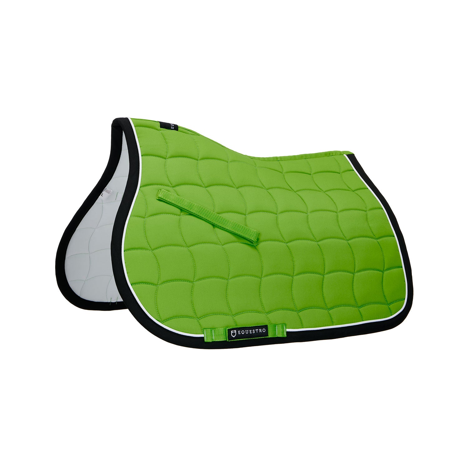 Equestro sottosella white trim - Colore LIME/BLACK