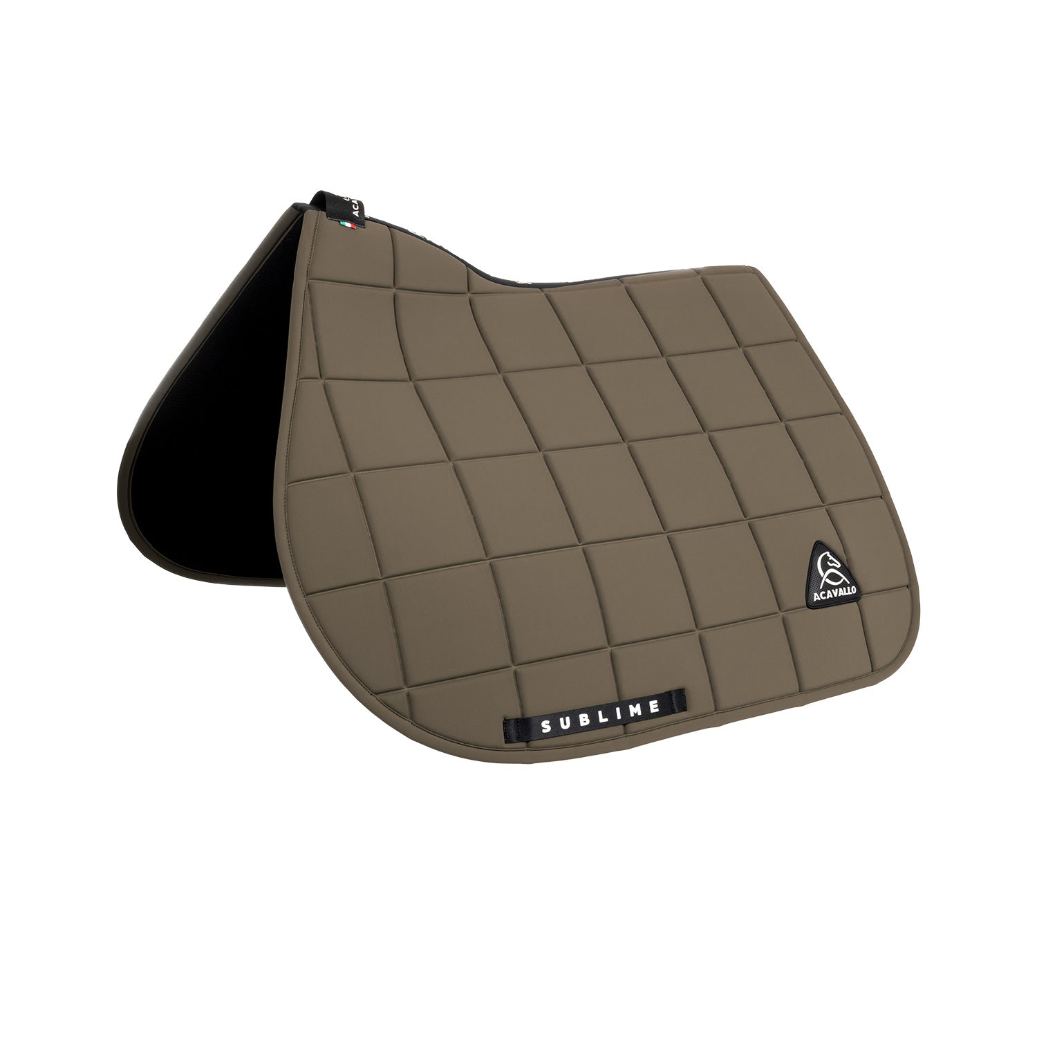 Acavallo square jumping saddle pad - Colore TERRA