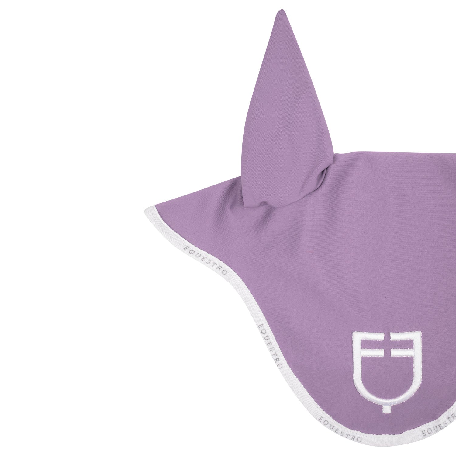 Equestro cuffietta modello gp con logo - Colore LILLA/WHITE