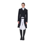 Equestro women's  black label collection competition strass rain tailcoat - Colore BLACK