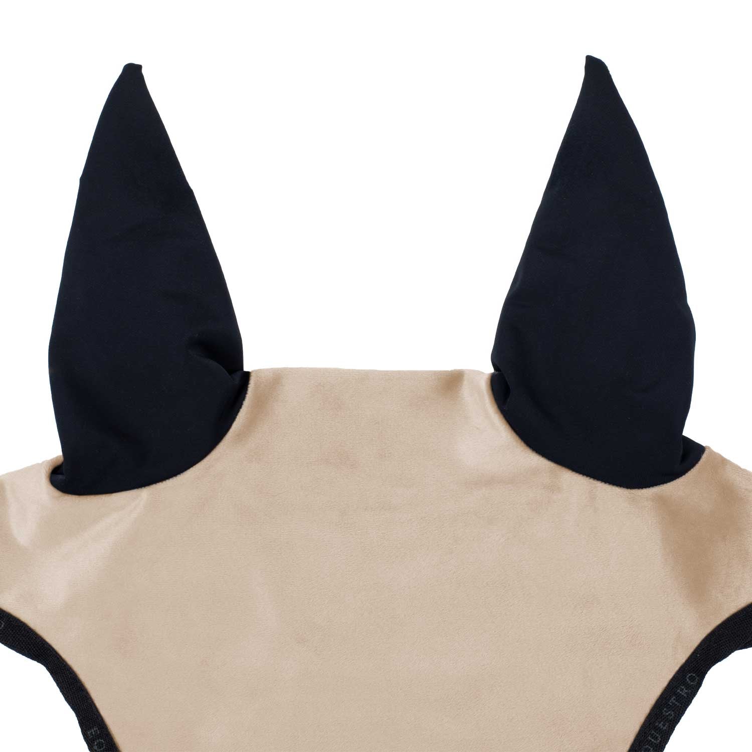 Equestro velvet fly veil - Colore SAND/BLACK