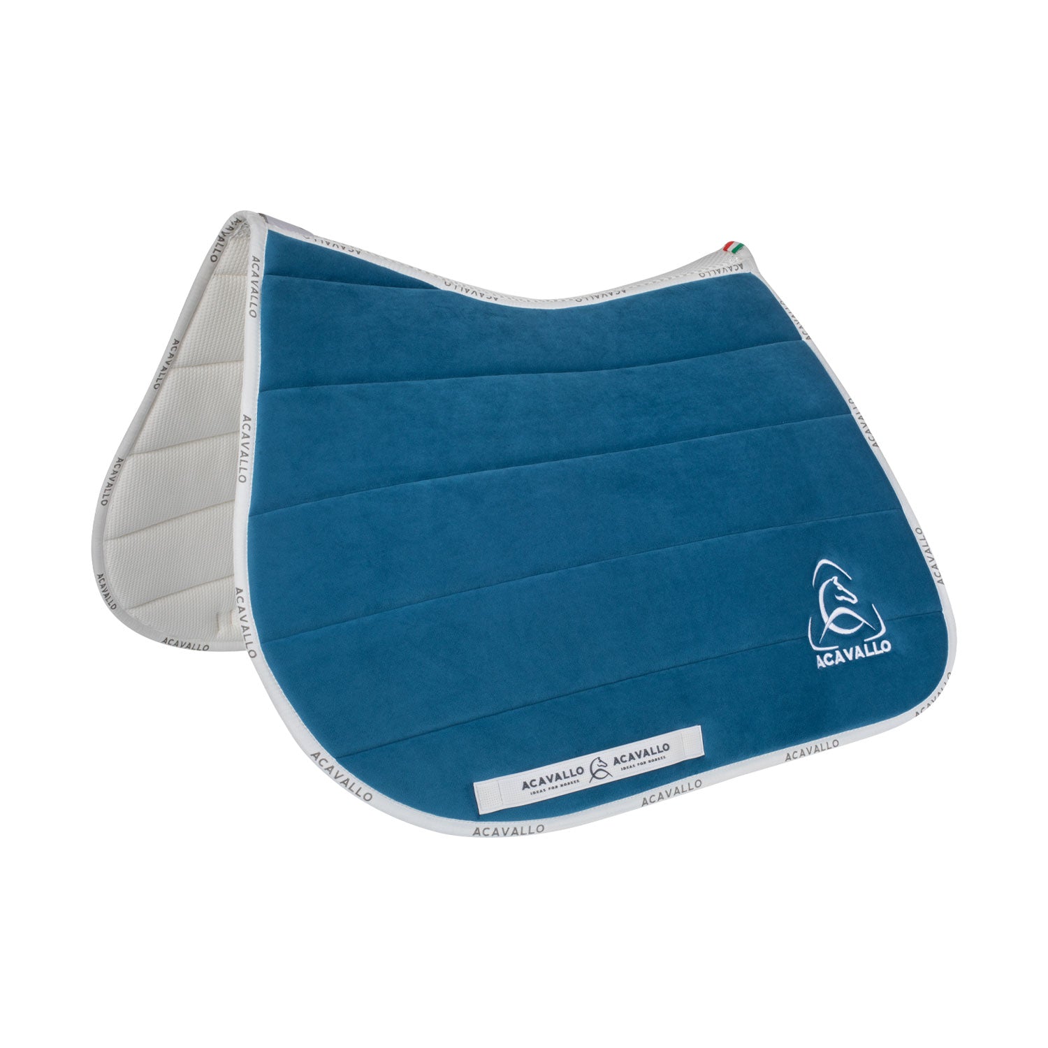 Acavallo quilted louvre square pad jump - Colore OCEAN