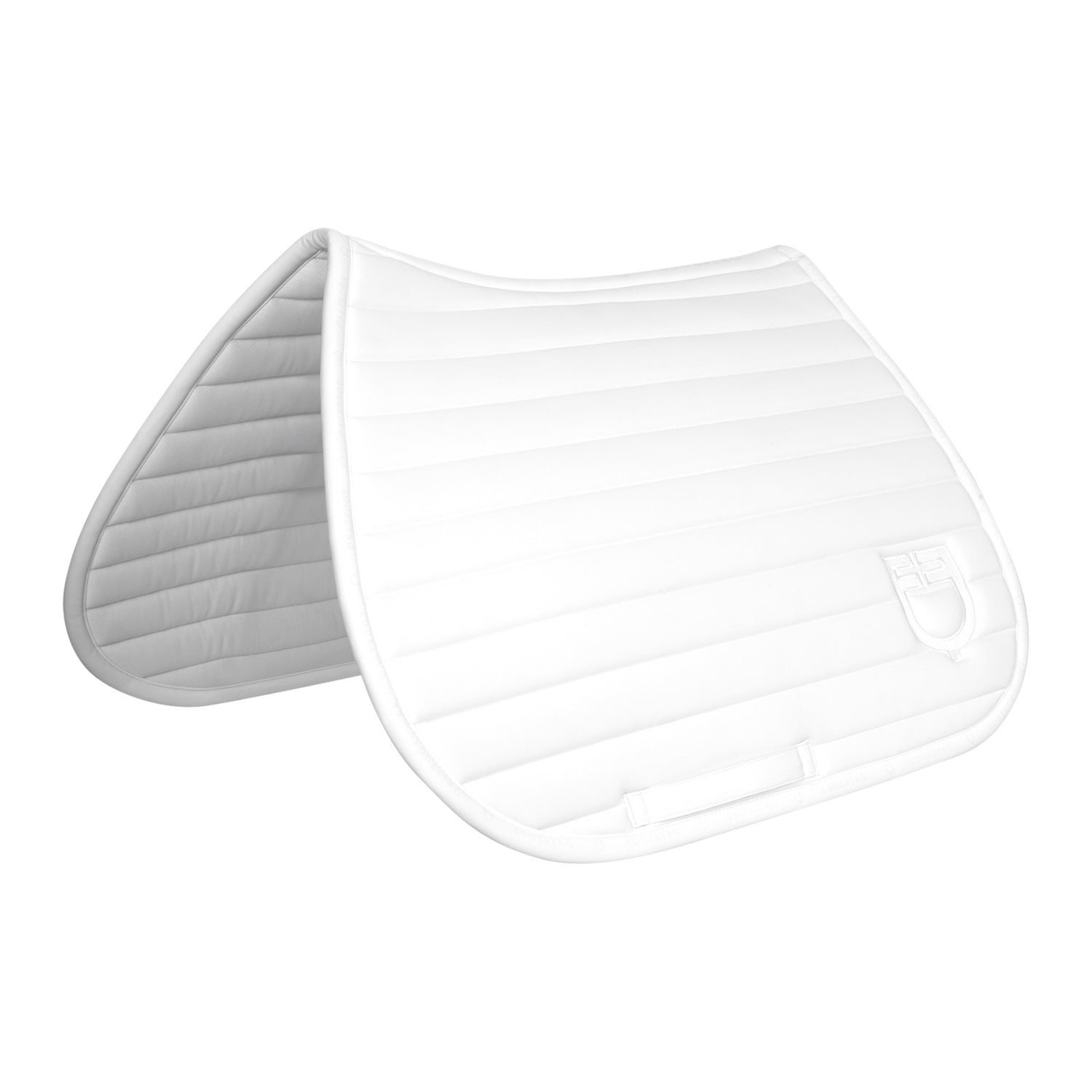 Equestro silica jumping saddle pad - Colore WHITE
