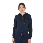 Equestro women's winter zip hoodie - Colore NAVY BLAZER (19-3923)
