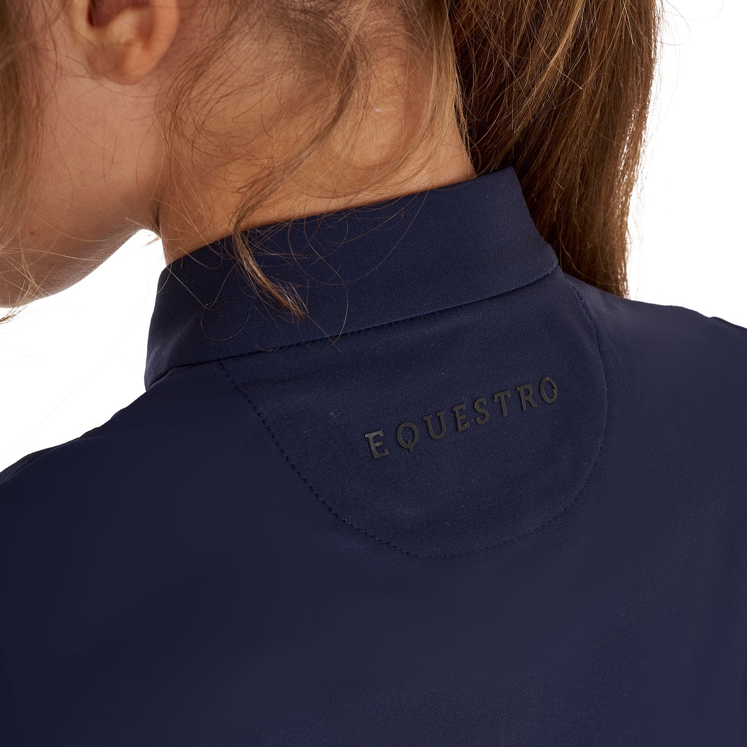 Equestro girl technical training polo - Colore NAVY BLAZER (19-3923)