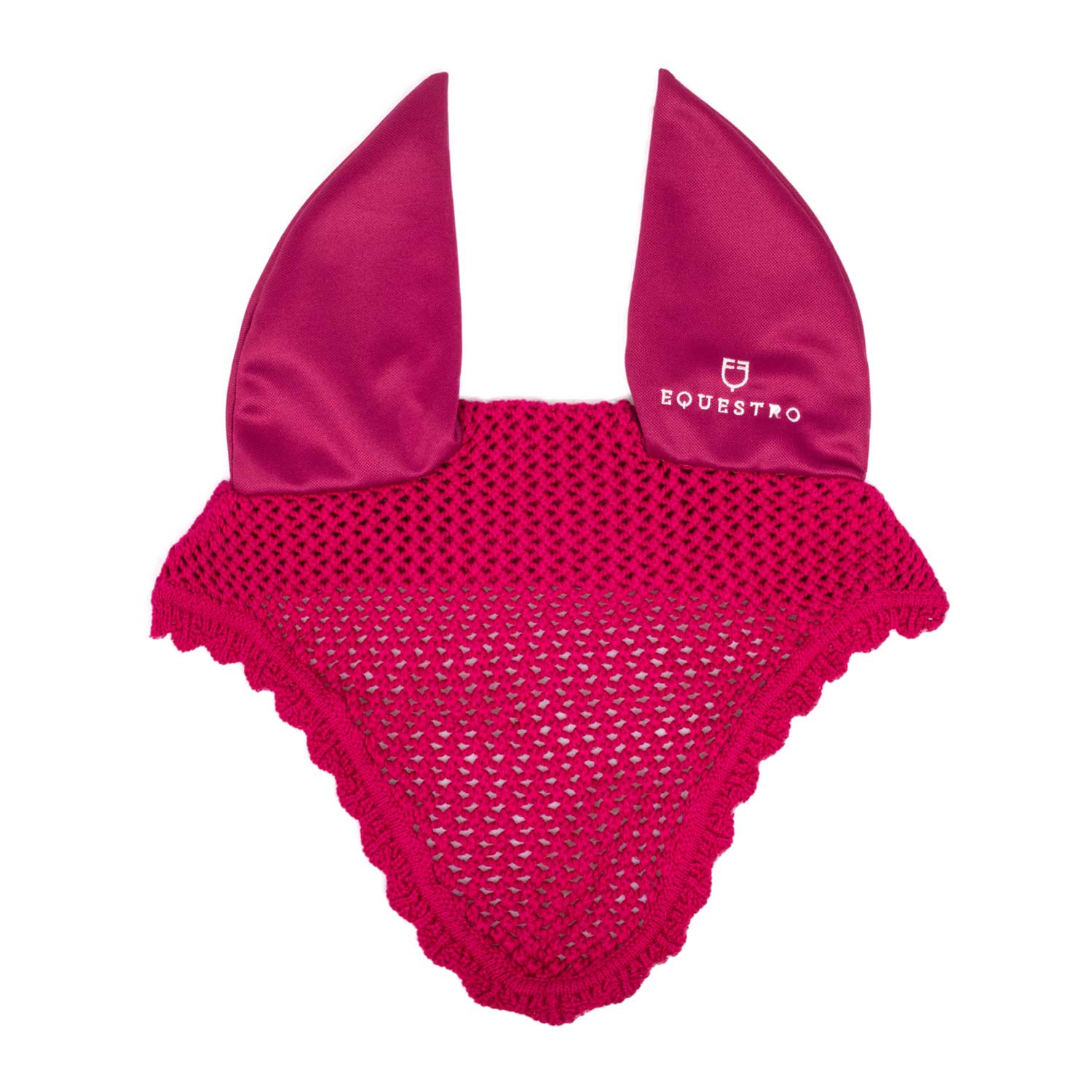 Equestro cuffietta cotone c/orecchie elasticizzate - Colore FUCSIA