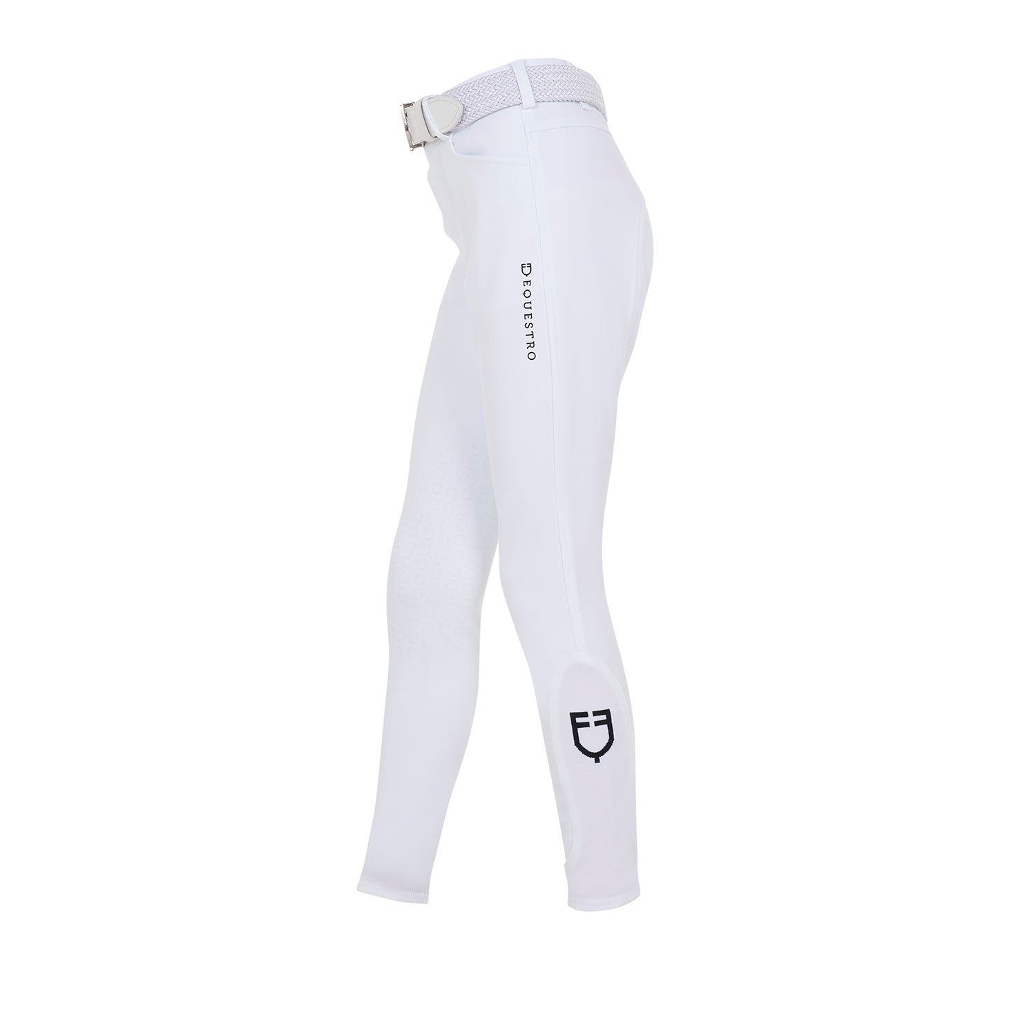 Equestro kid's jumping breeches equestroxfise - Colore WHITE