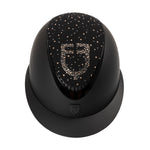 Equestro women's proxima helmet wide visor rowel fitting - Colore BLACK/BLACK SHINY