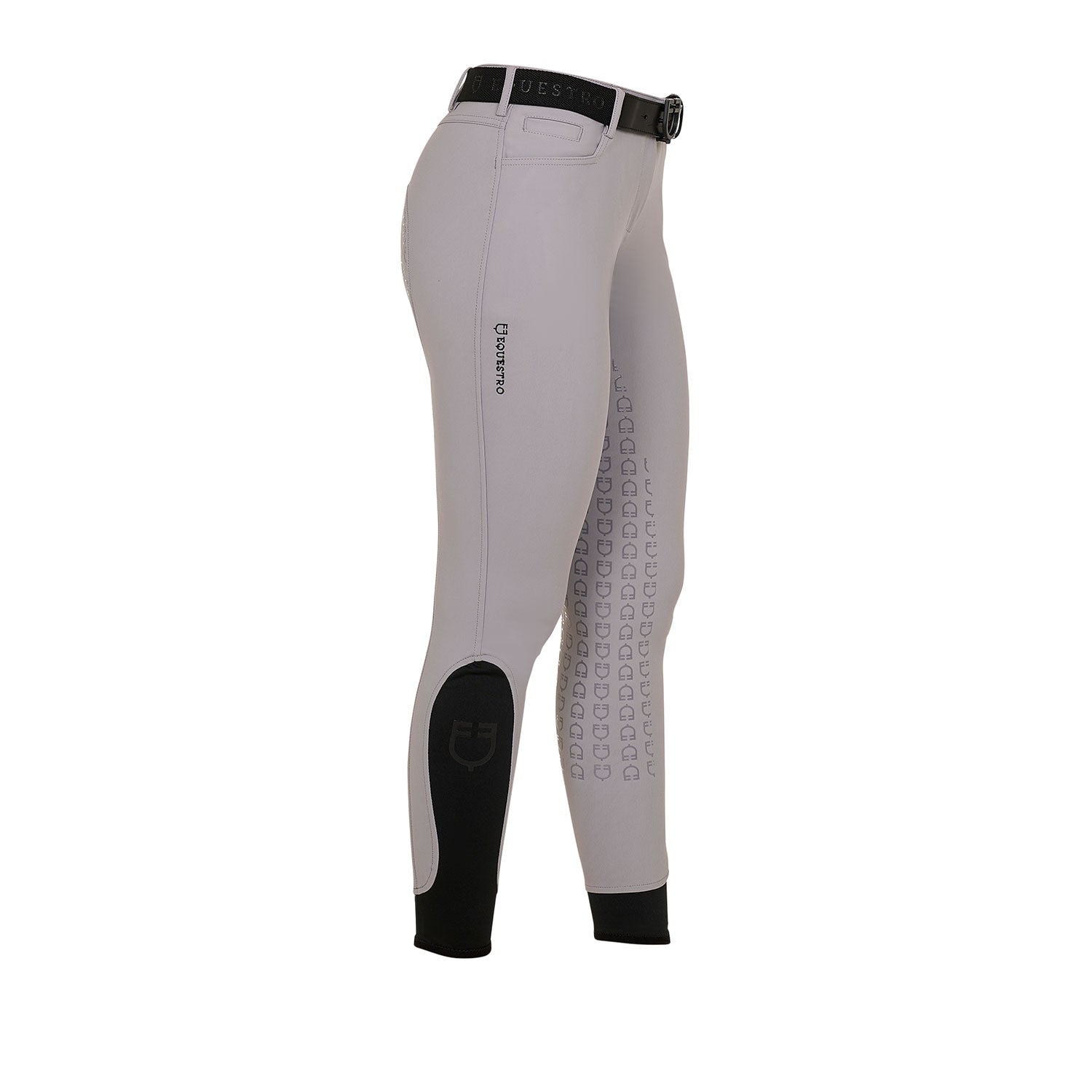 Equestro women's aria light full grip breeches - Colore FROST GREY (17-0000)