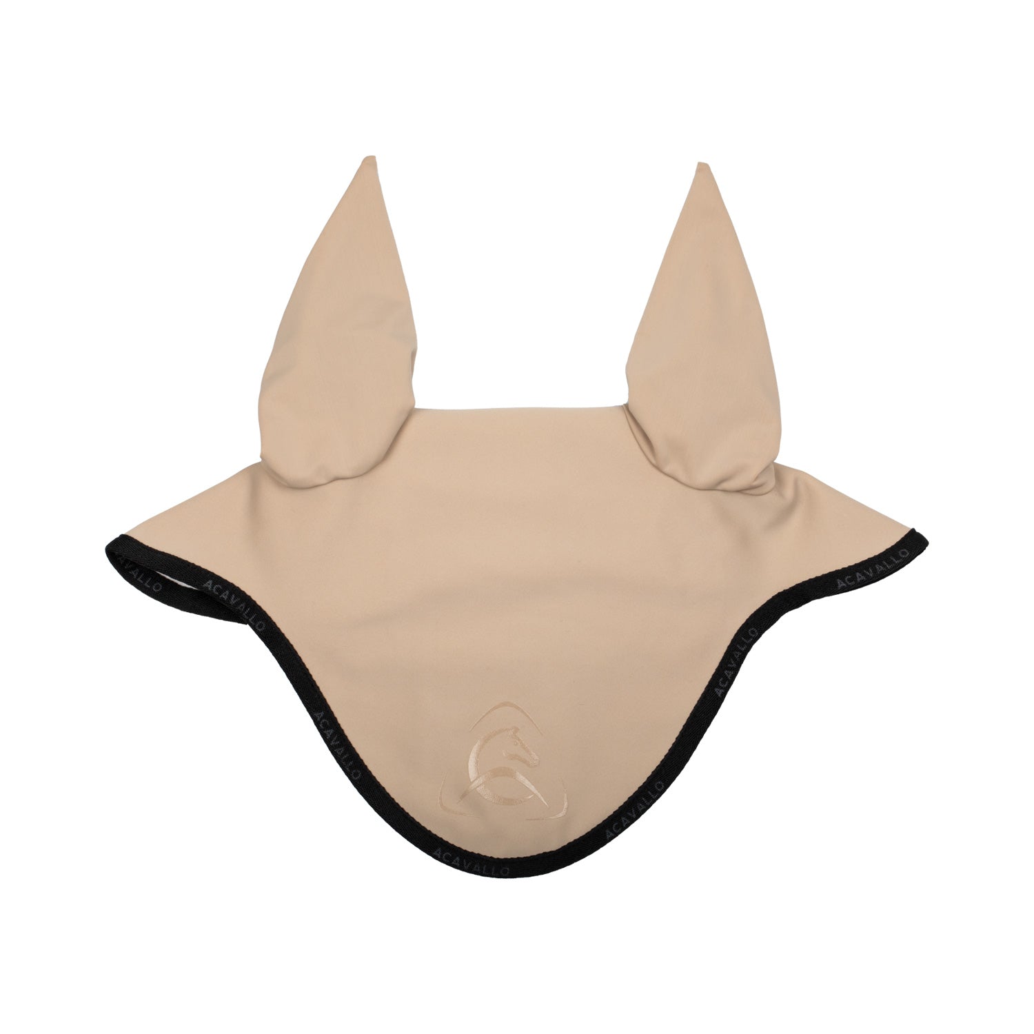 Acavallo fly veil with silicon logo - Colore SAND/BLACK