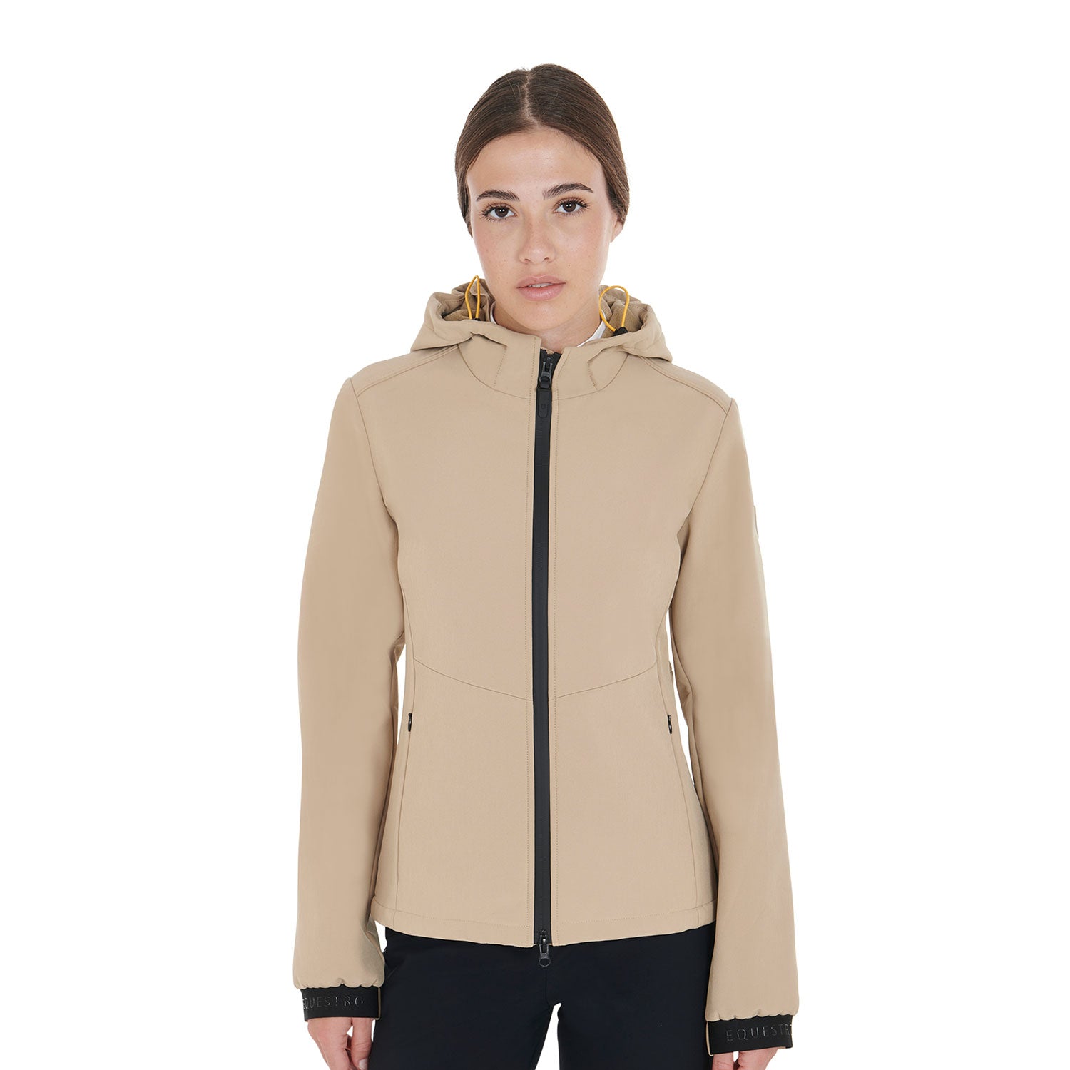 Equestro technical woman winter softshell - Colore BEIGE