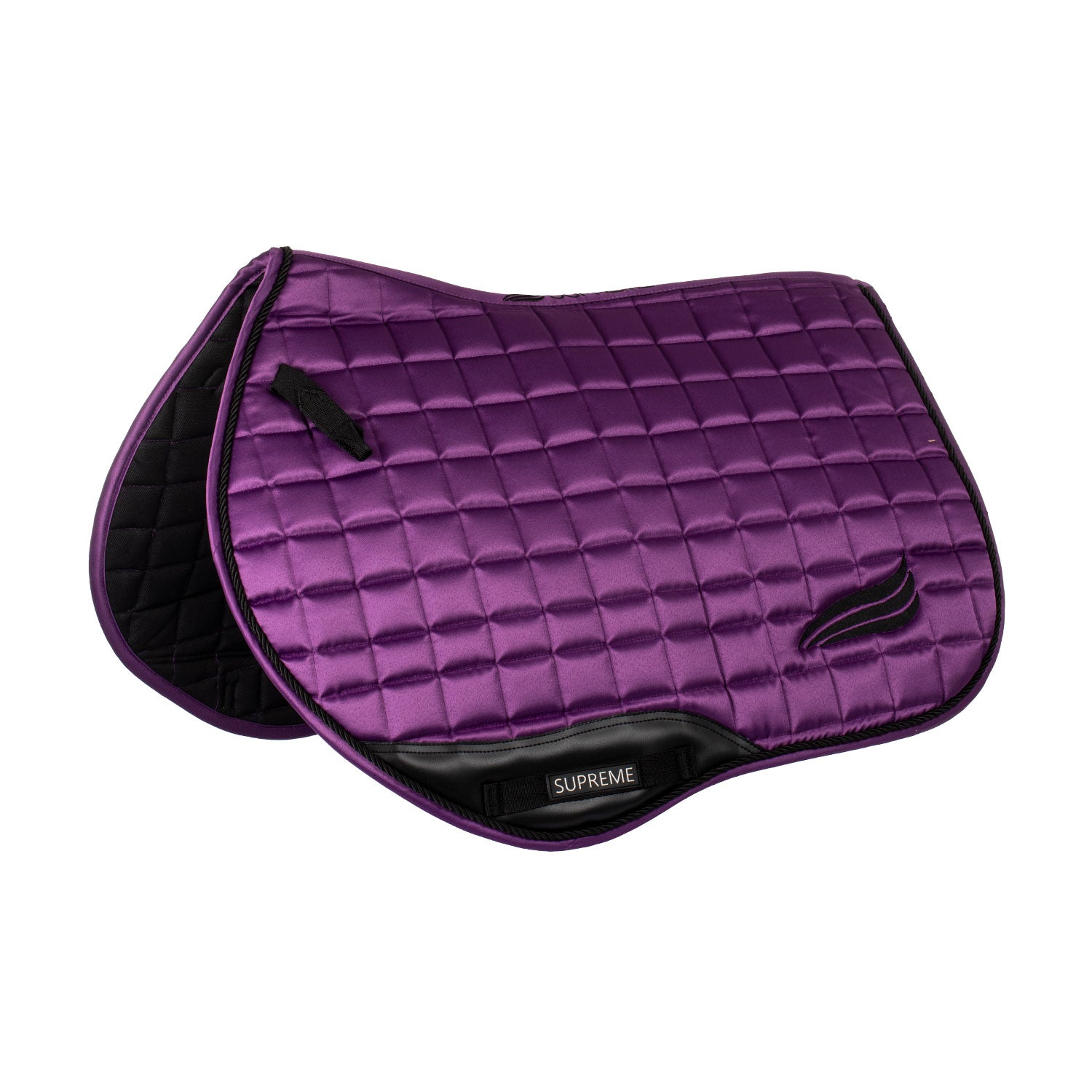 Supreme satin close contact saddle pad - Colore VIOLET