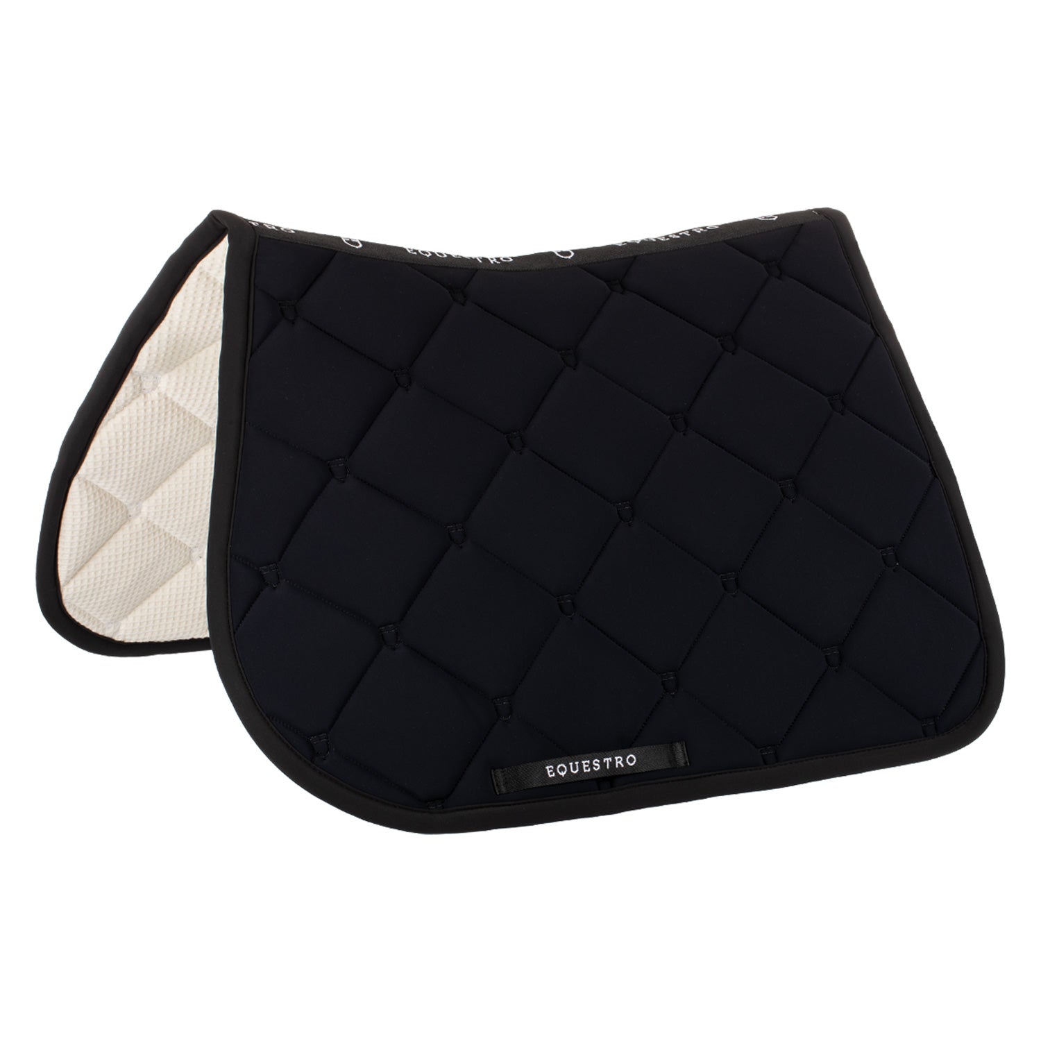 Equestro sottosella jumping equestro multilogo in tessuto tecnico black line edit - Colore BLACK