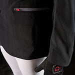 Equestro men's ridertechnology competition riding jacket - Colore BLACK