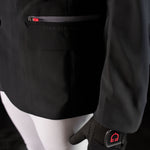 Equestro men's ridertechnology competition riding jacket - Colore BLACK