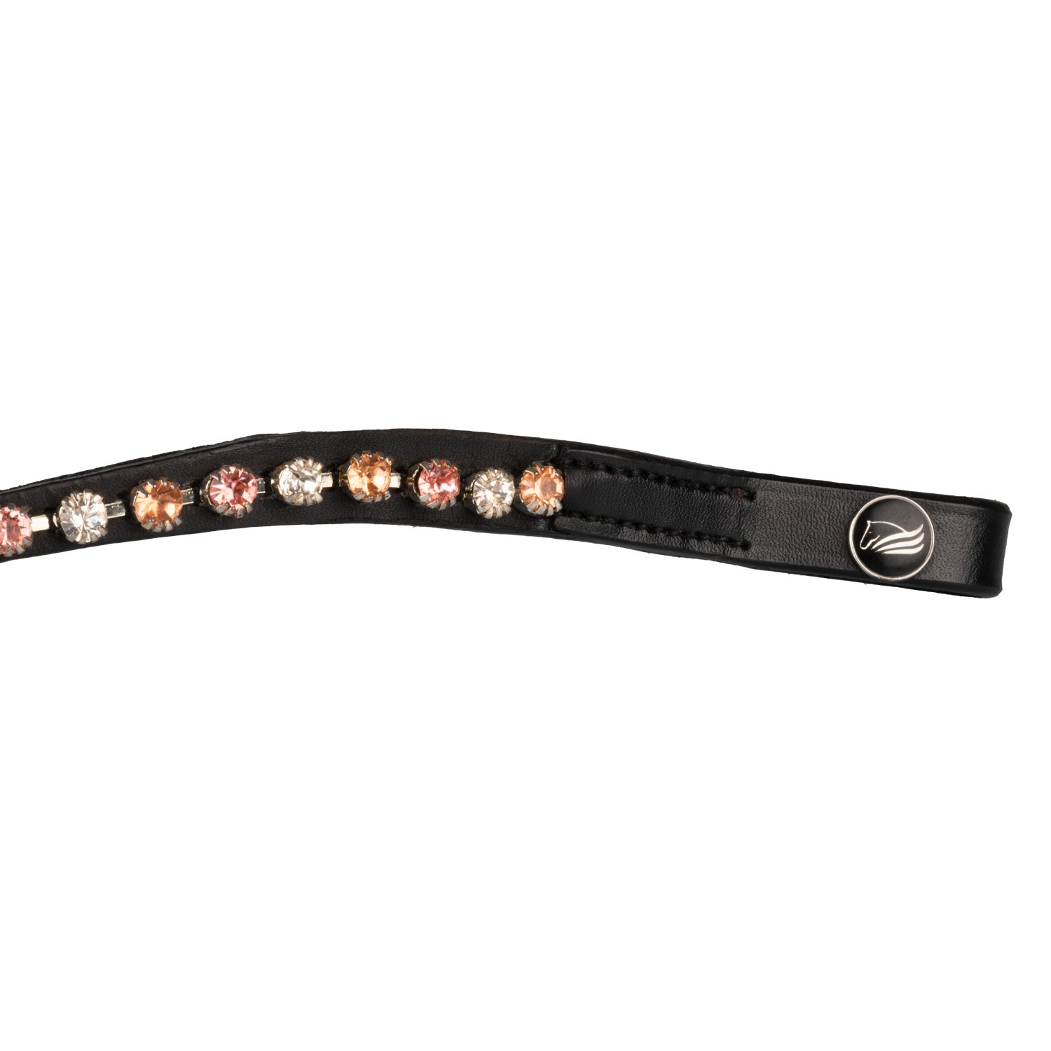Supreme frontalino con strass modello goccia - Colore BLACK/ORANGE/PINK