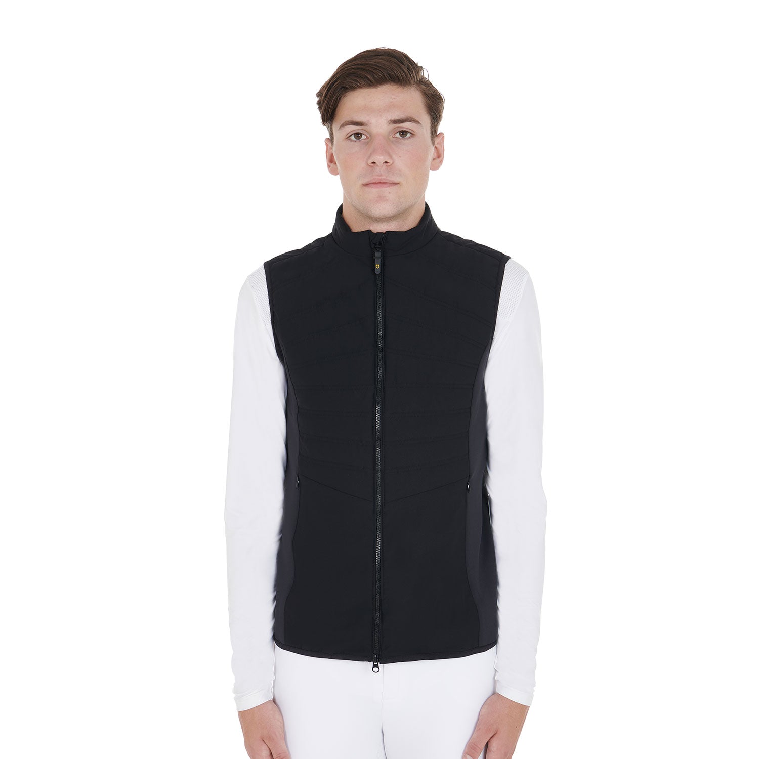 Equestro men's technical down vest - neutra