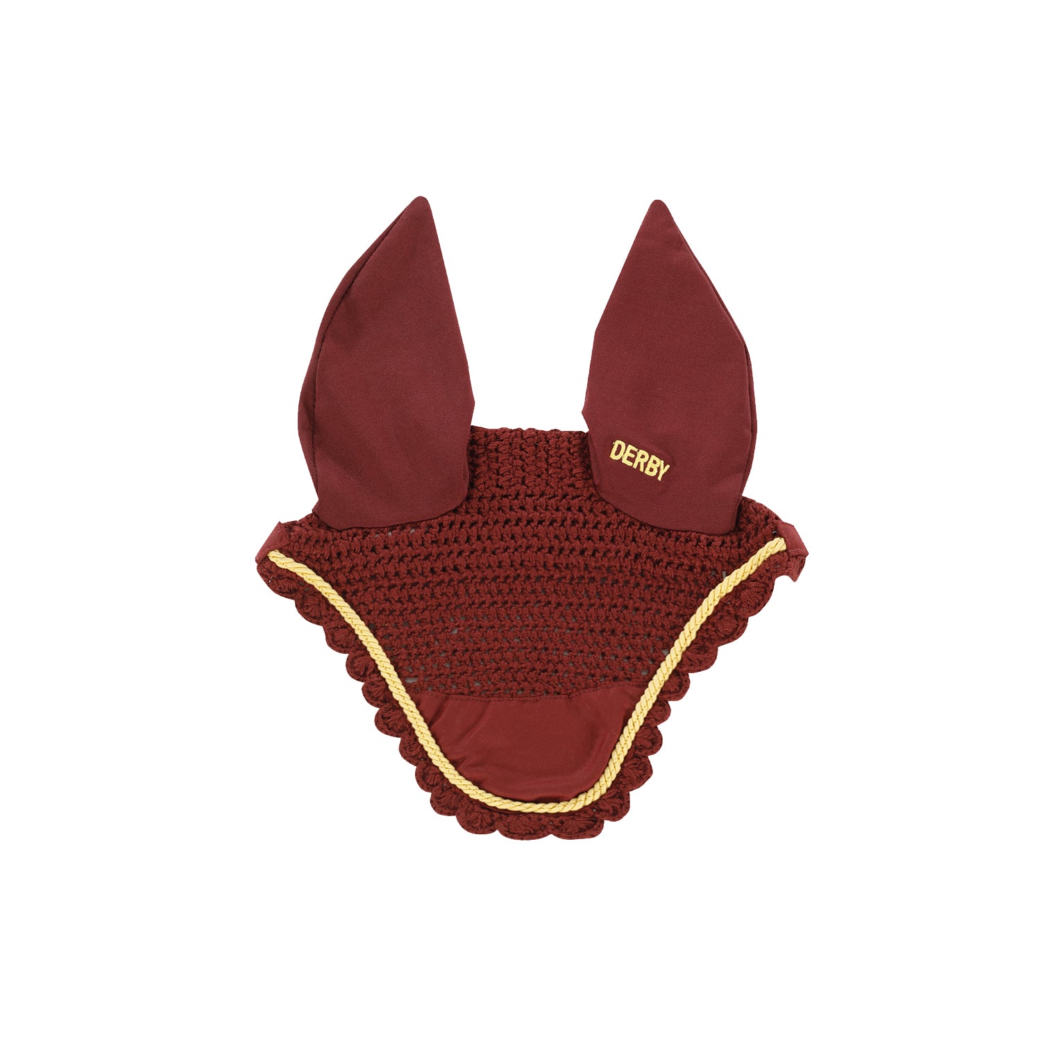 Derby cuffietta c/cordone pony derby - Colore BURGUNDY/GOLD/BURGUNDY