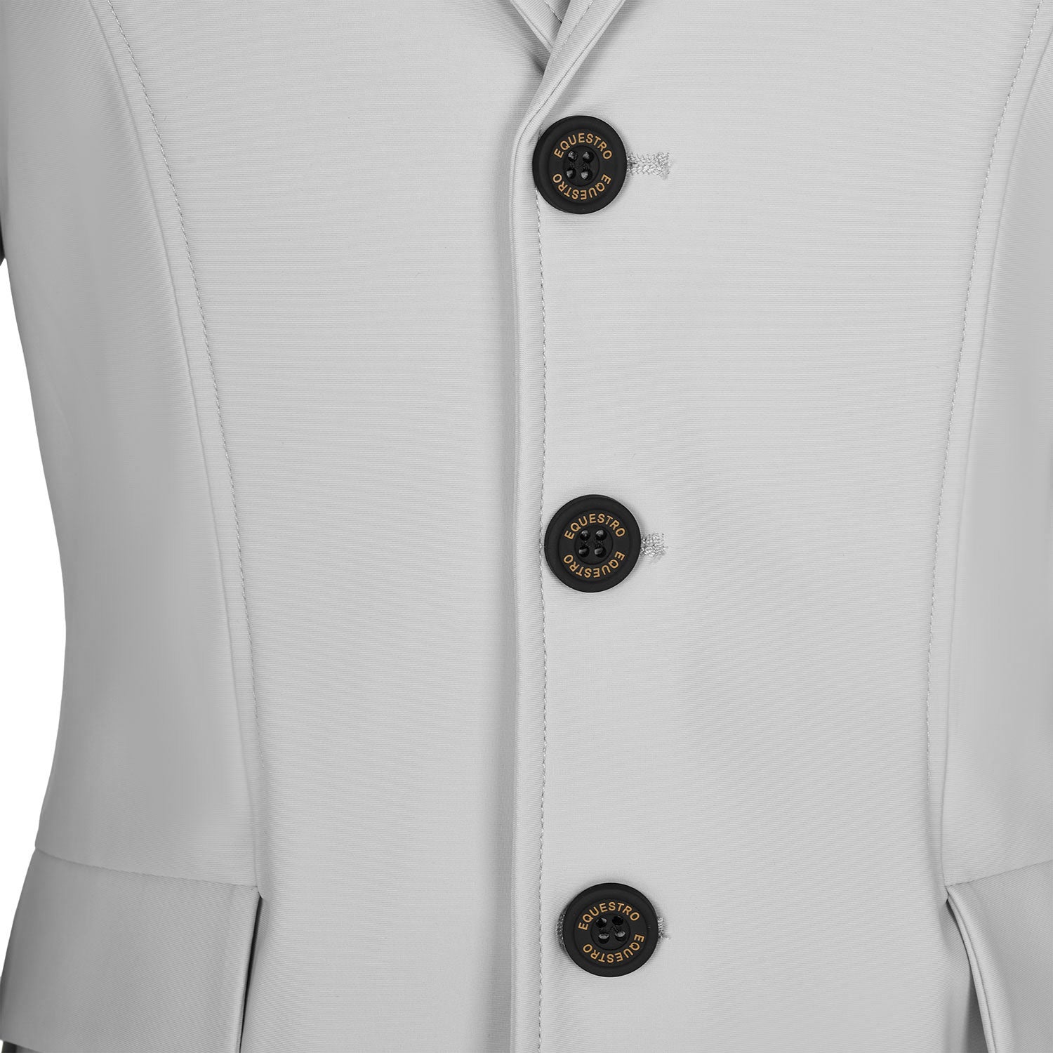 Equestro kids' girasol competition riding jacket - Colore HARBOR MIST (14-4202)