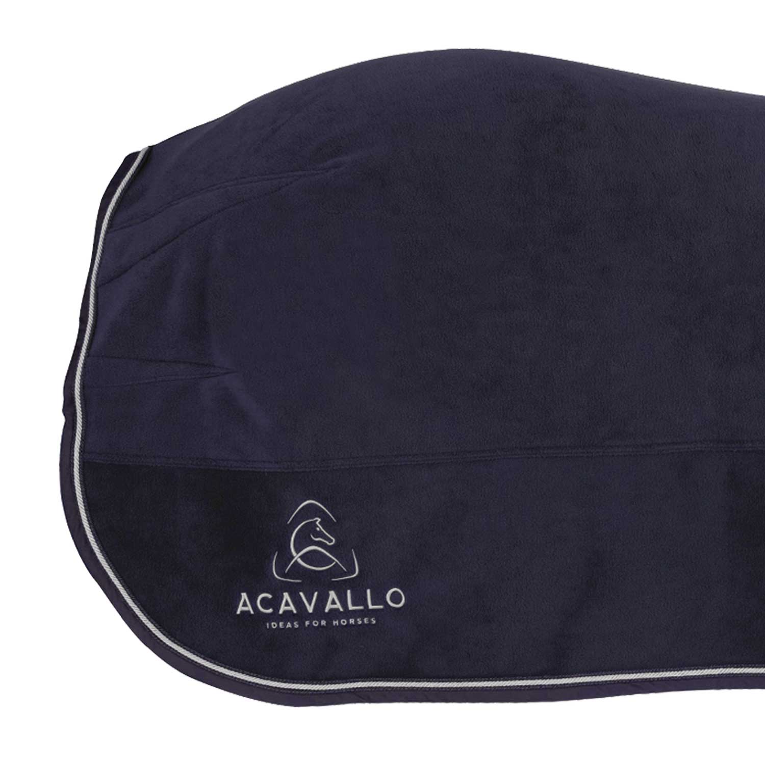 Acavallo acavallo fleece rug (800 gr) - Colore NAVY/GREY