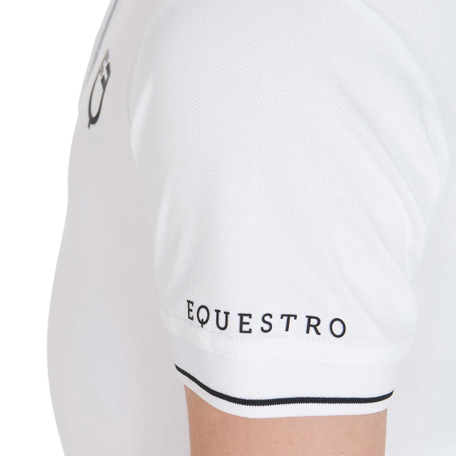 Equestro technical junior training polo - Colore WHITE