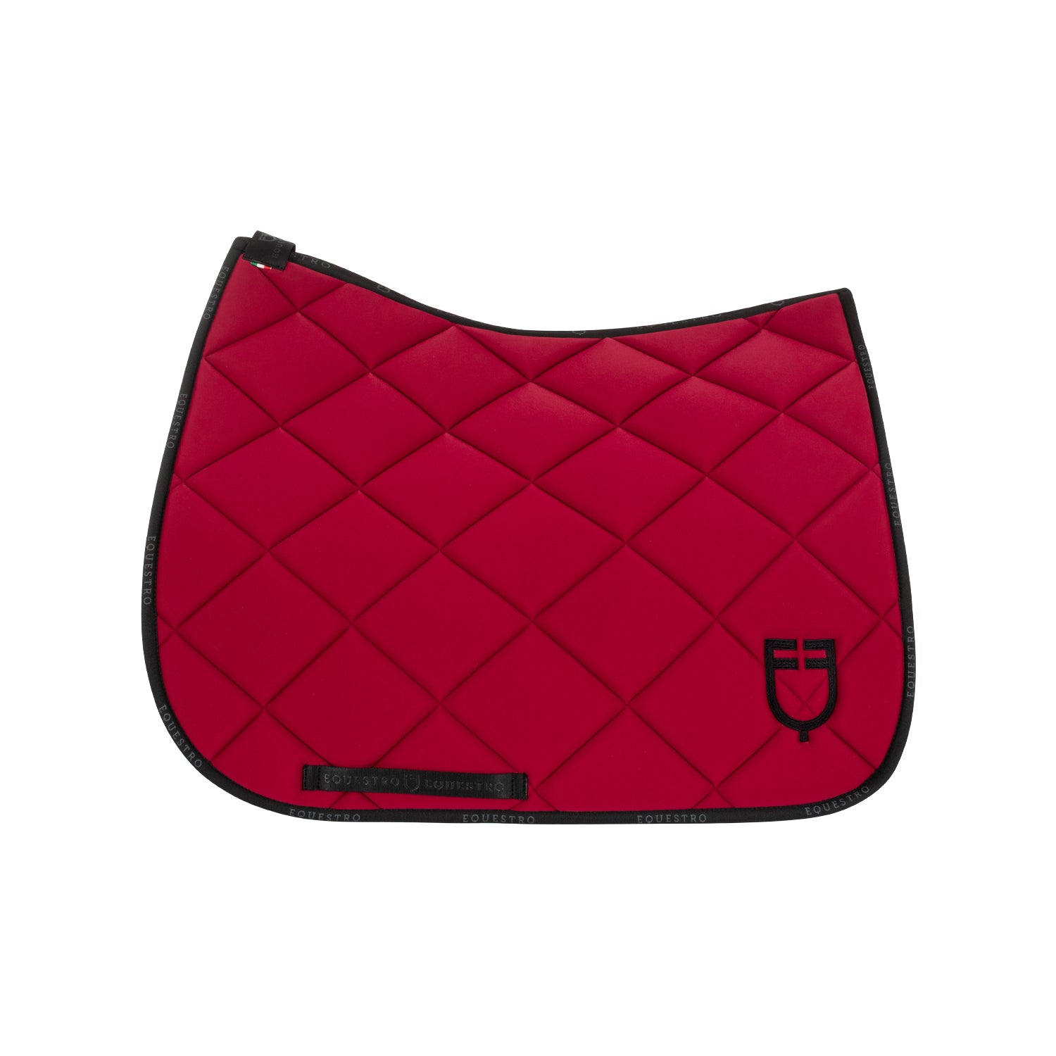 Equestro sottosella da dressage modello gp con logo - Colore WINE/BLACK