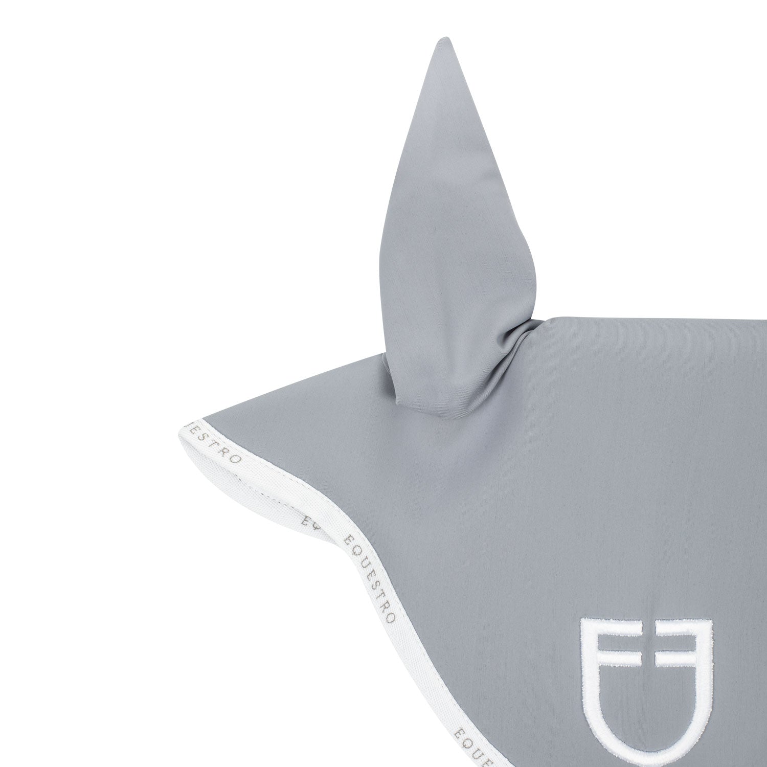 Equestro cuffietta modello gp con logo - Colore GREY/WHITE