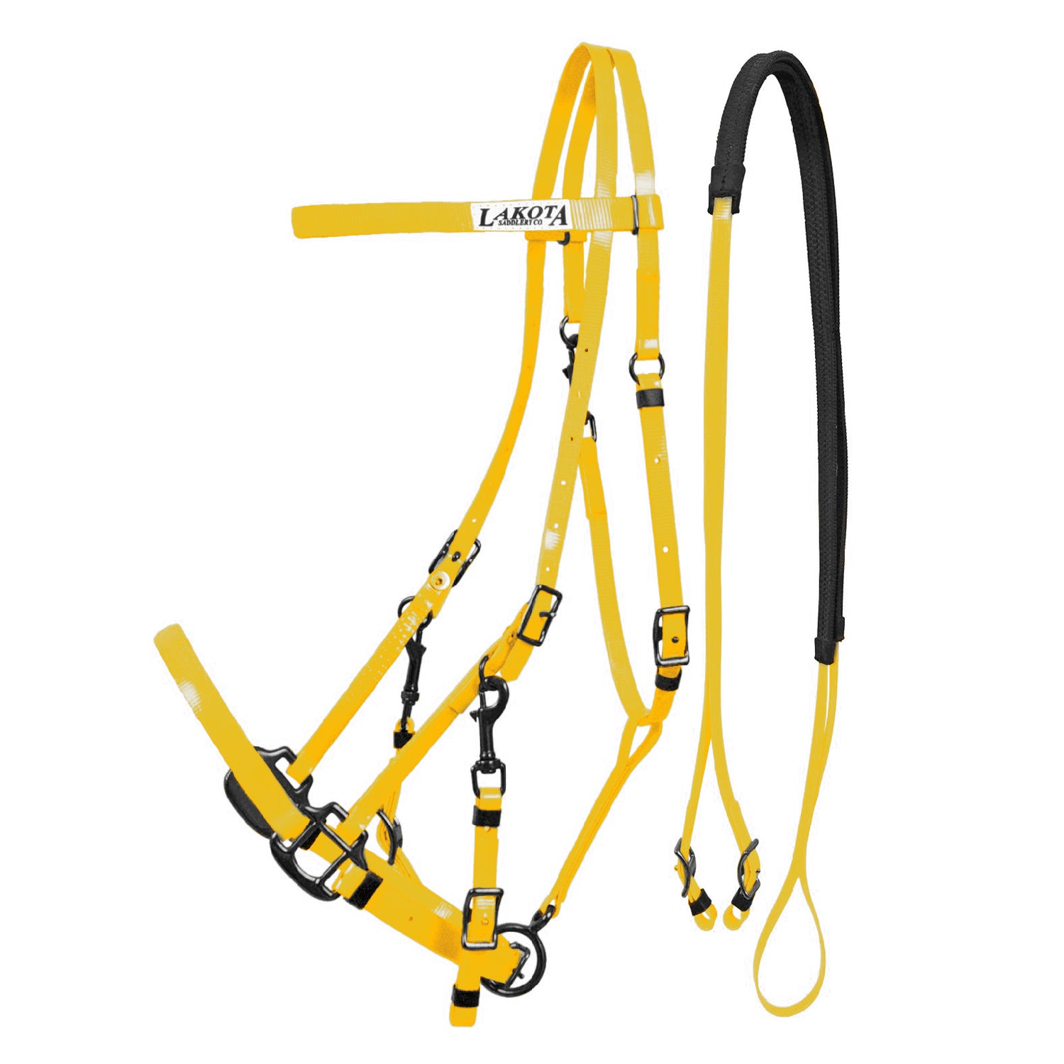Lakota testiera cavezza biothane lakota - Colore YELLOW