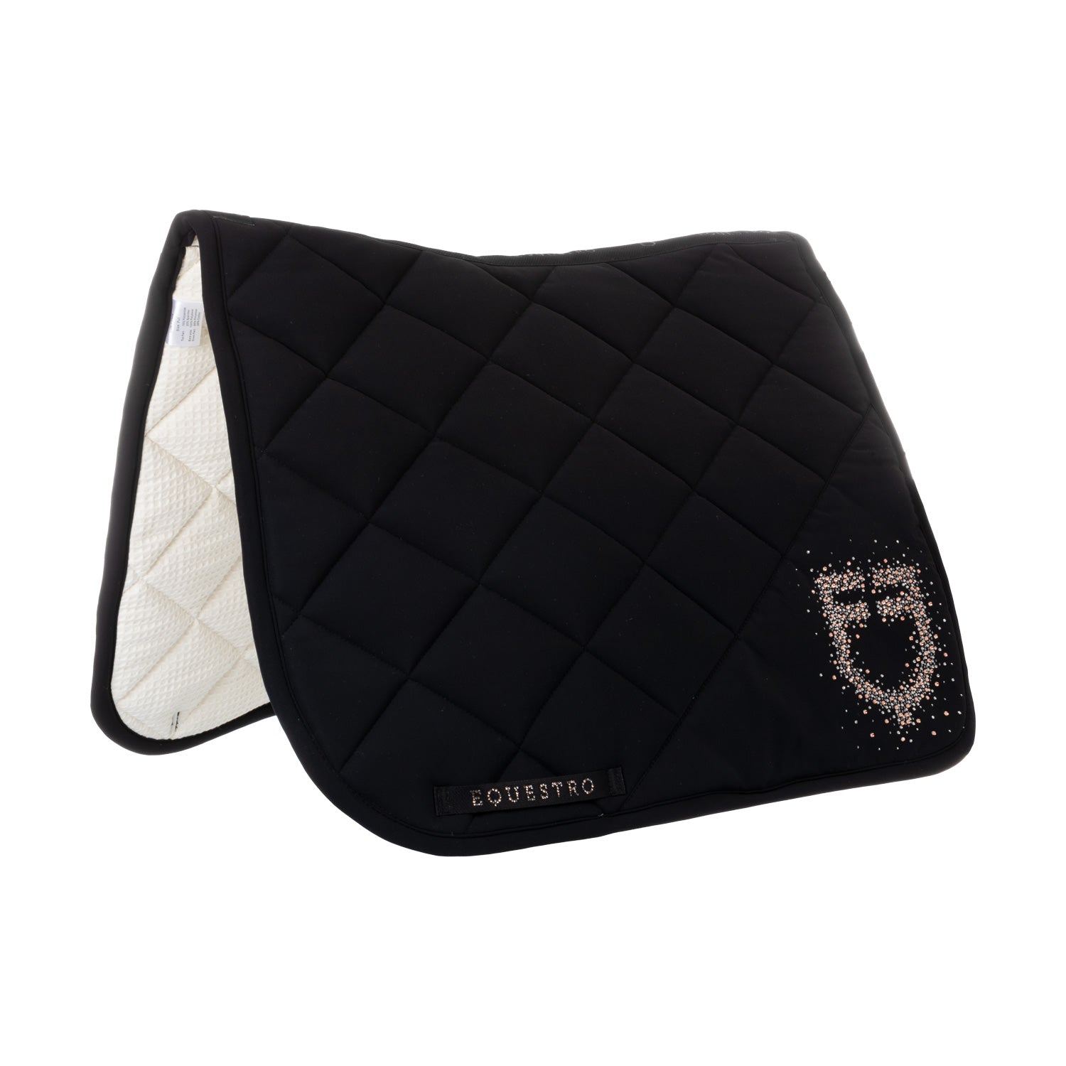 Equestro stones edition dressage saddle pad - neutra