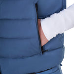 Equestro men's nylon vest - Colore BERING SEA (18-4028)