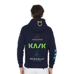 Equestro felpa uomo multilogo - Colore NAVY