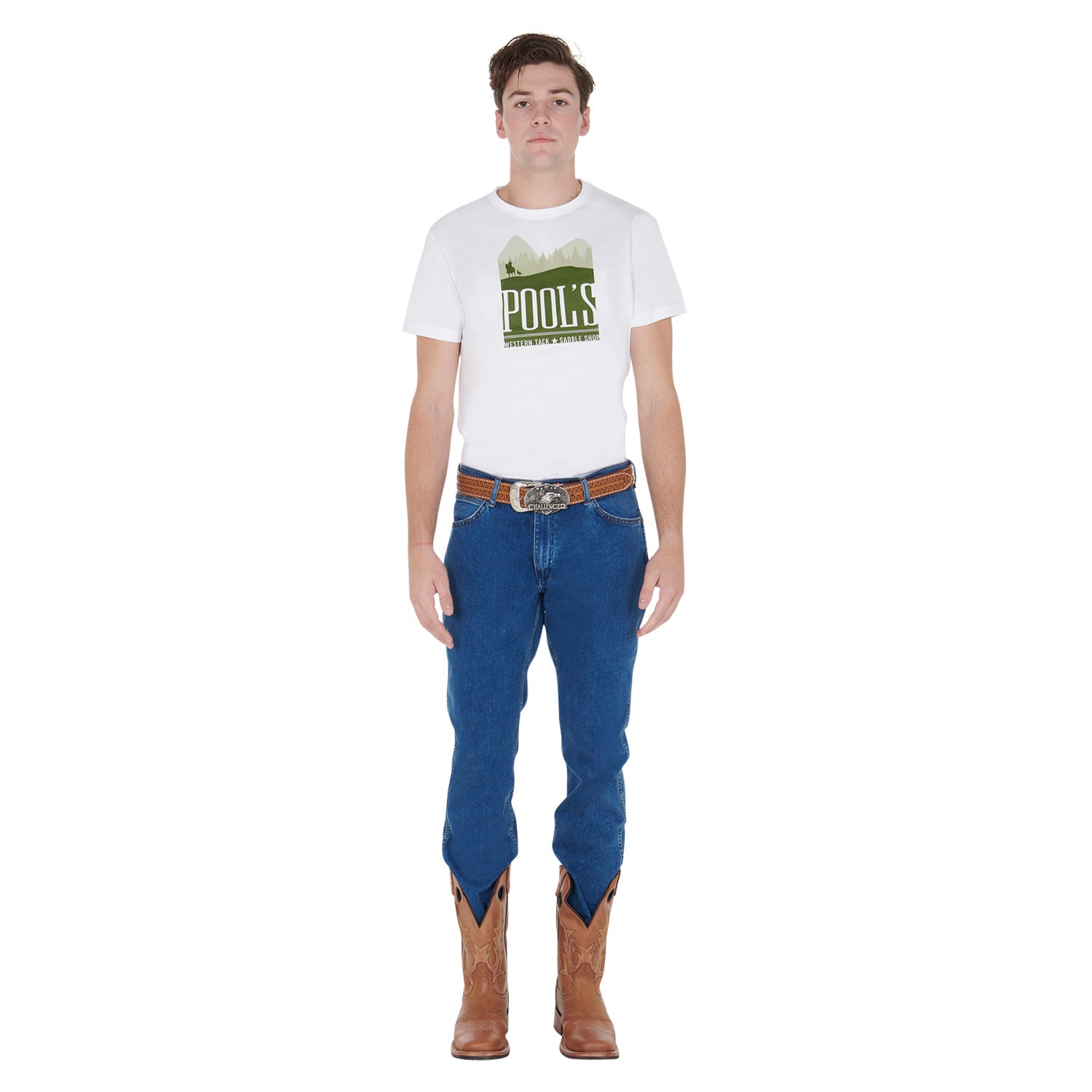 Pool's yellowstone man cotton t-shirt - Colore WHITE