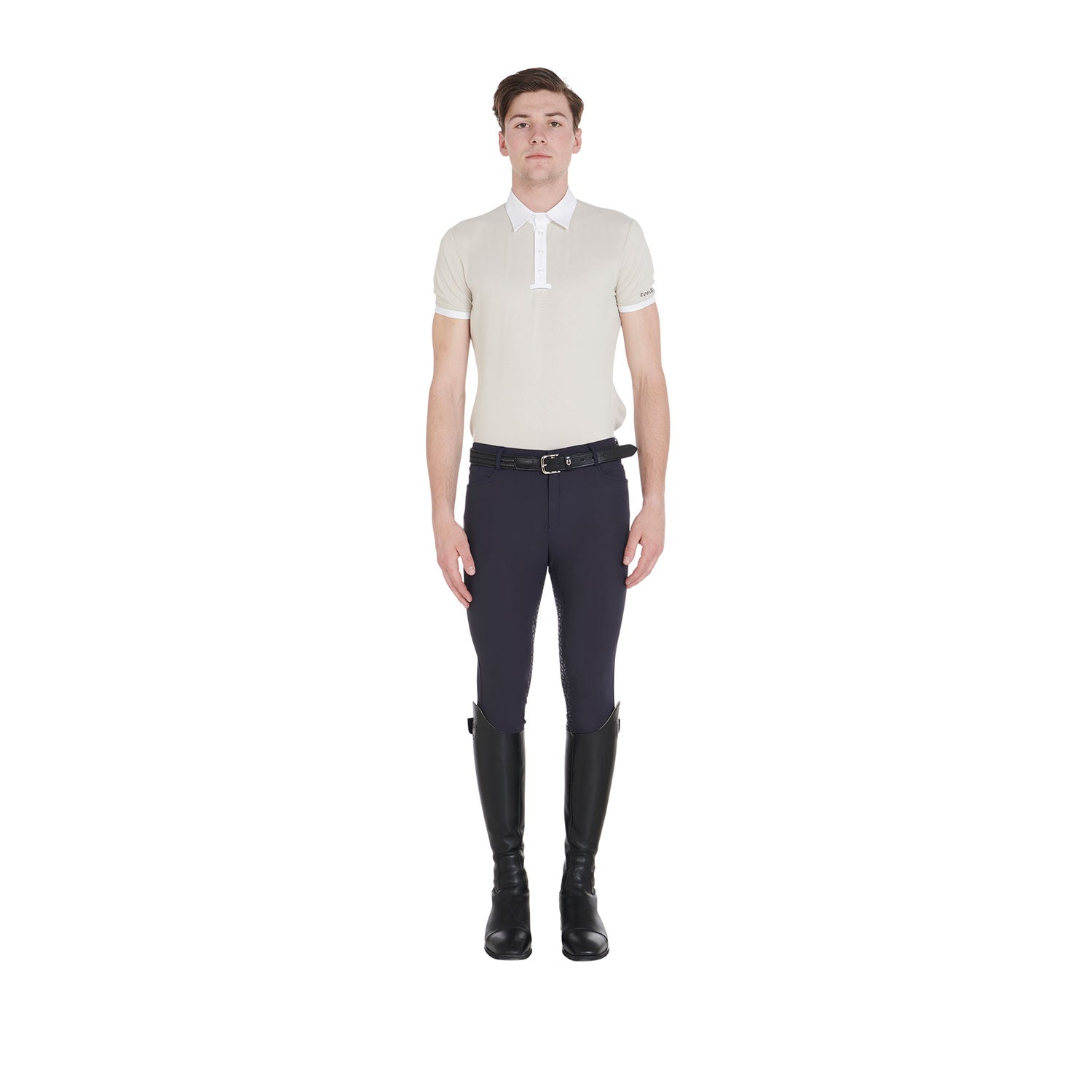 Equestro pantaloni equestro uomo modello aria full grip - Colore NAVY BLAZER (19-3923)
