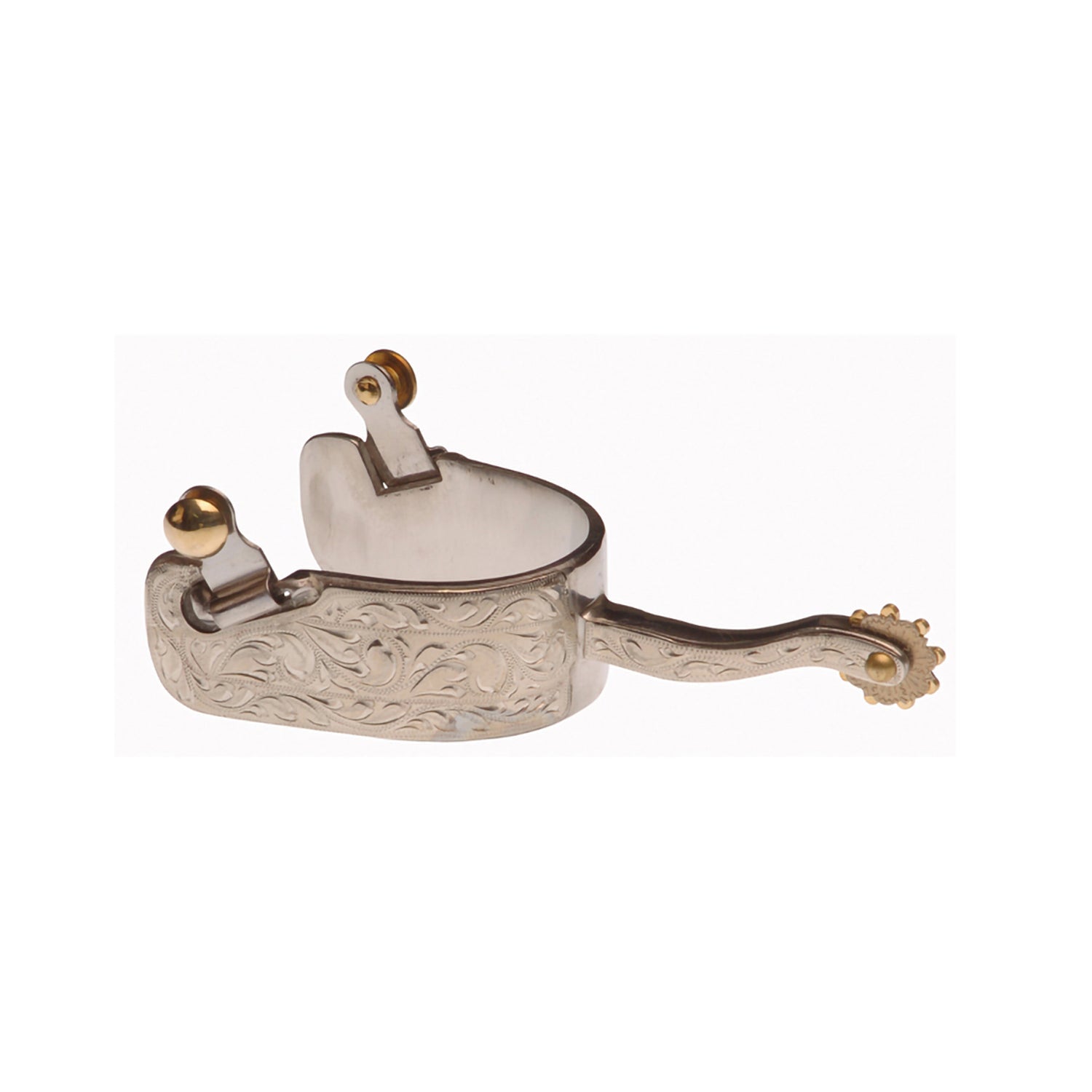 Lakota speroni western inox larghi decorati - neutra