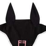 Equestro gp multicolor logo fly veil - Colore BLACK/WHITE/BALLERINA (13-2807)