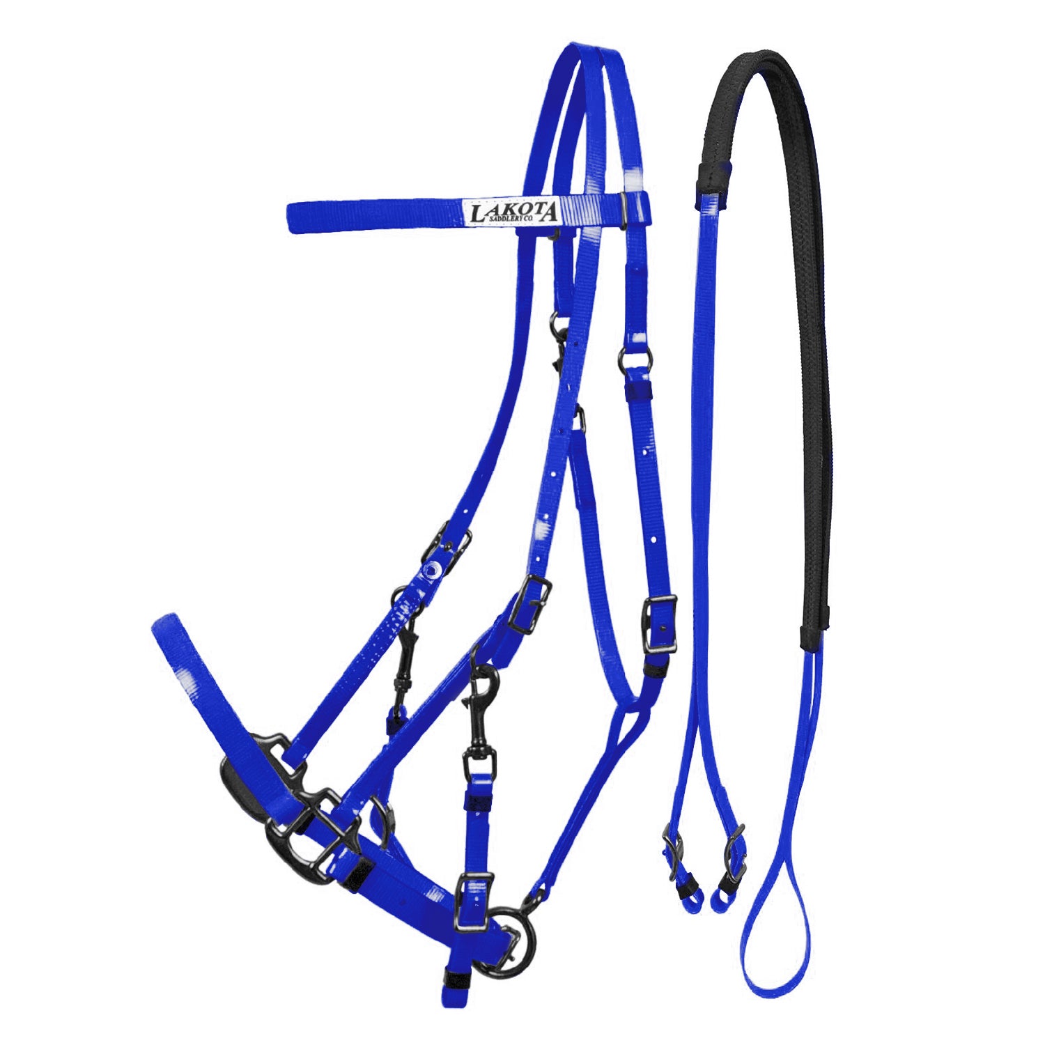 Lakota testiera cavezza biothane lakota - Colore ROYAL BLUE