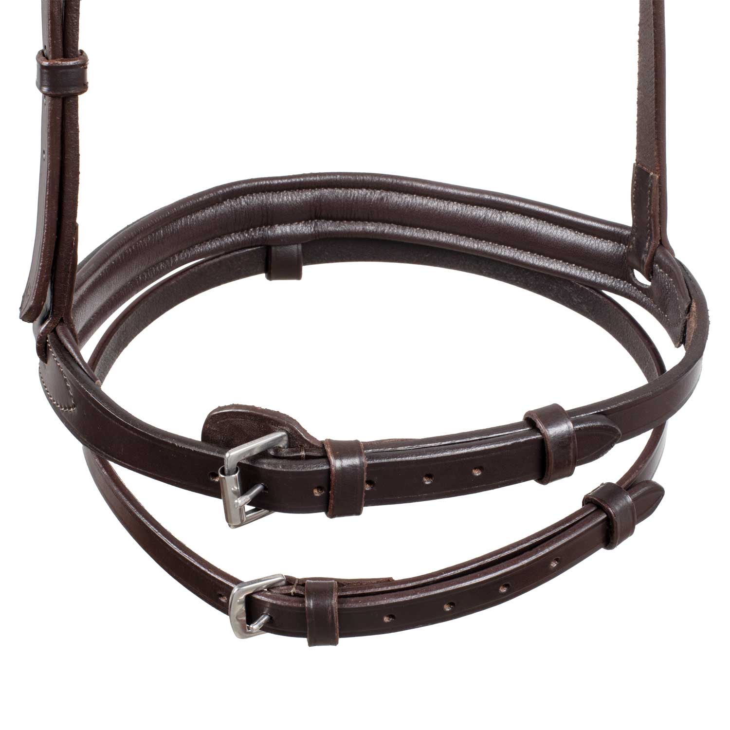 Equestro capezzina con chiudibocca - Colore DARK BROWN