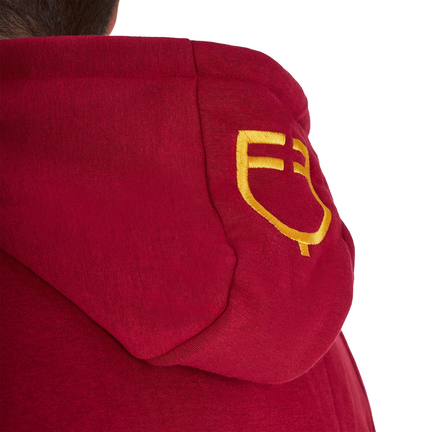 Equestro new style men's multilogo hoodie - Colore SCOOTER (19-1863)
