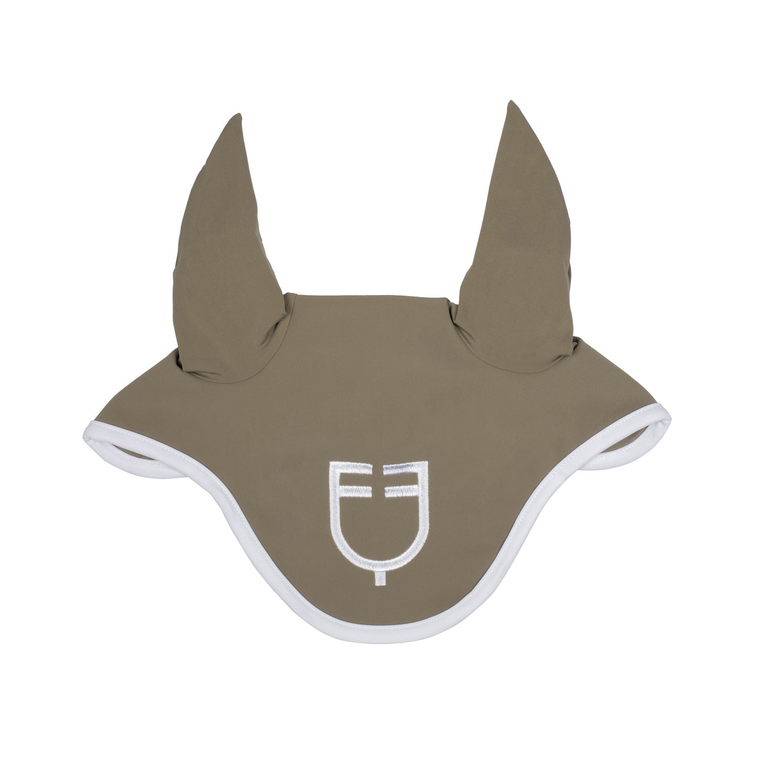 Equestro cuffietta equestro in tessuto tecnico white line edition - Colore BROWN