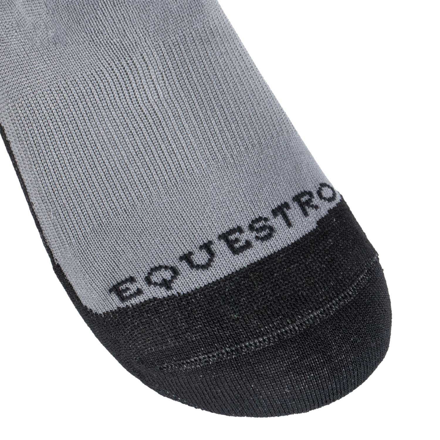 Equestro unisex basic sock - Colore ASPHALT (19-0201)/BLACK