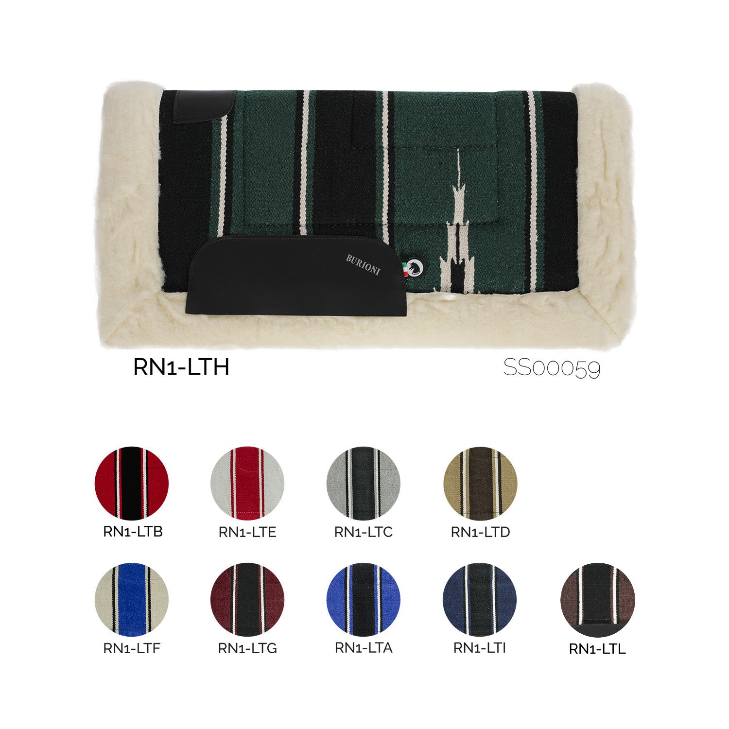 Burioni sottosella western navajo/pura lana - neutra
