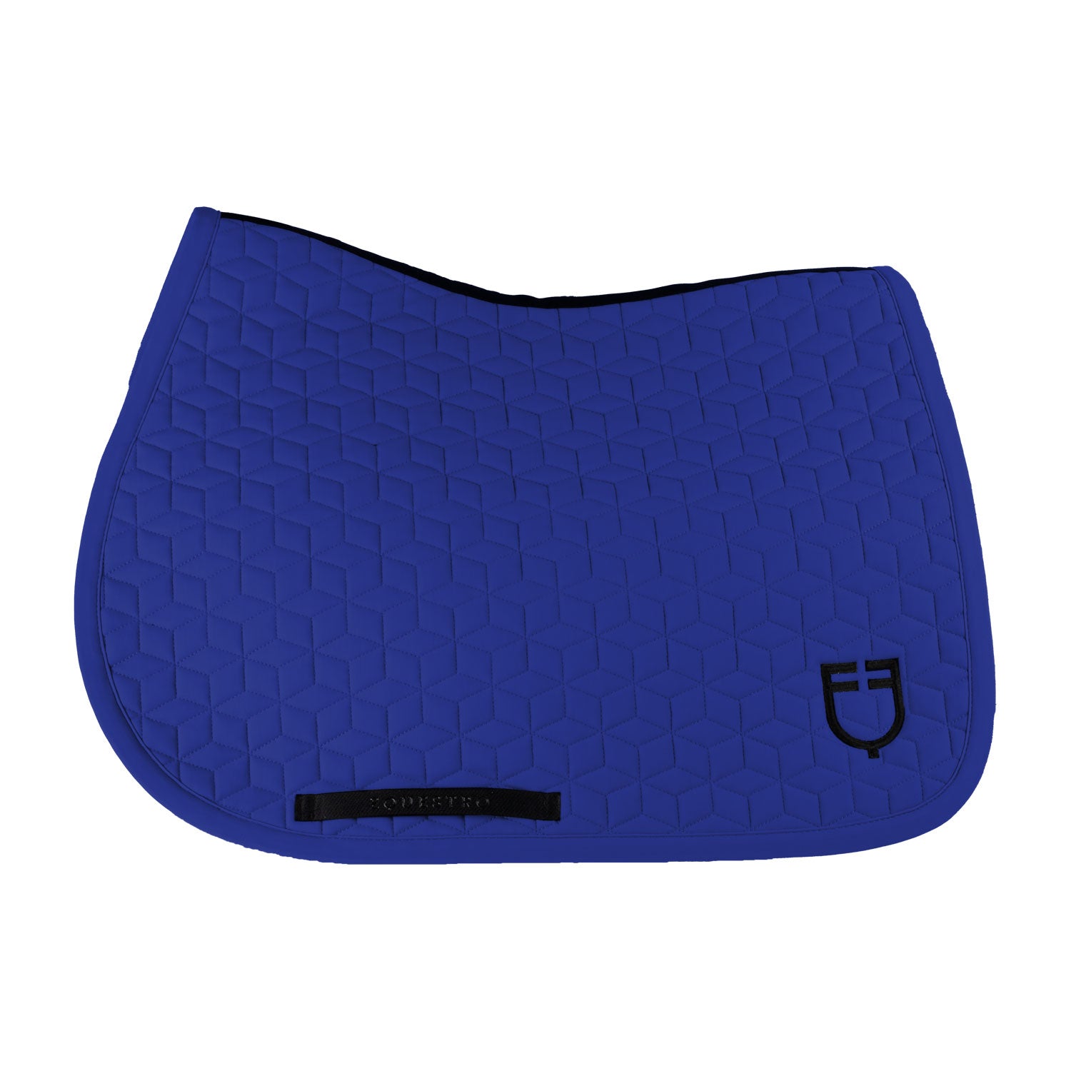 Equestro cube quilting jumping saddle pad - Colore SODALITE BLUE (19-3953)