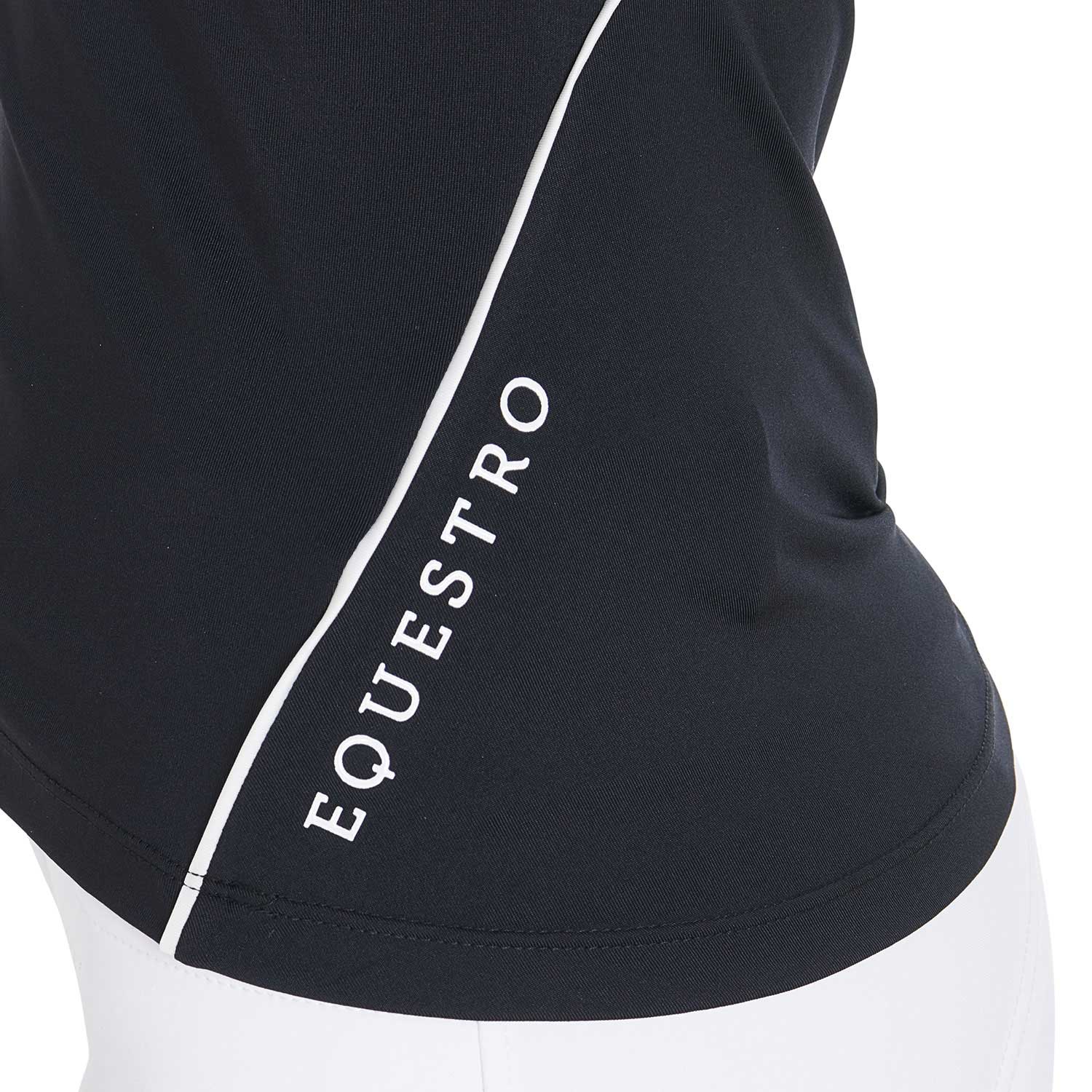 Equestro technical woman training t-shirt - Colore BLACK