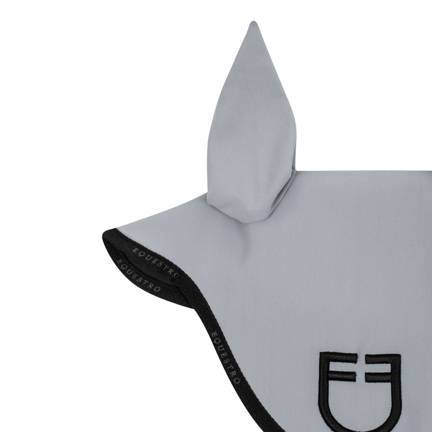 Equestro cuffietta modello gp con logo - Colore GREY/BLACK