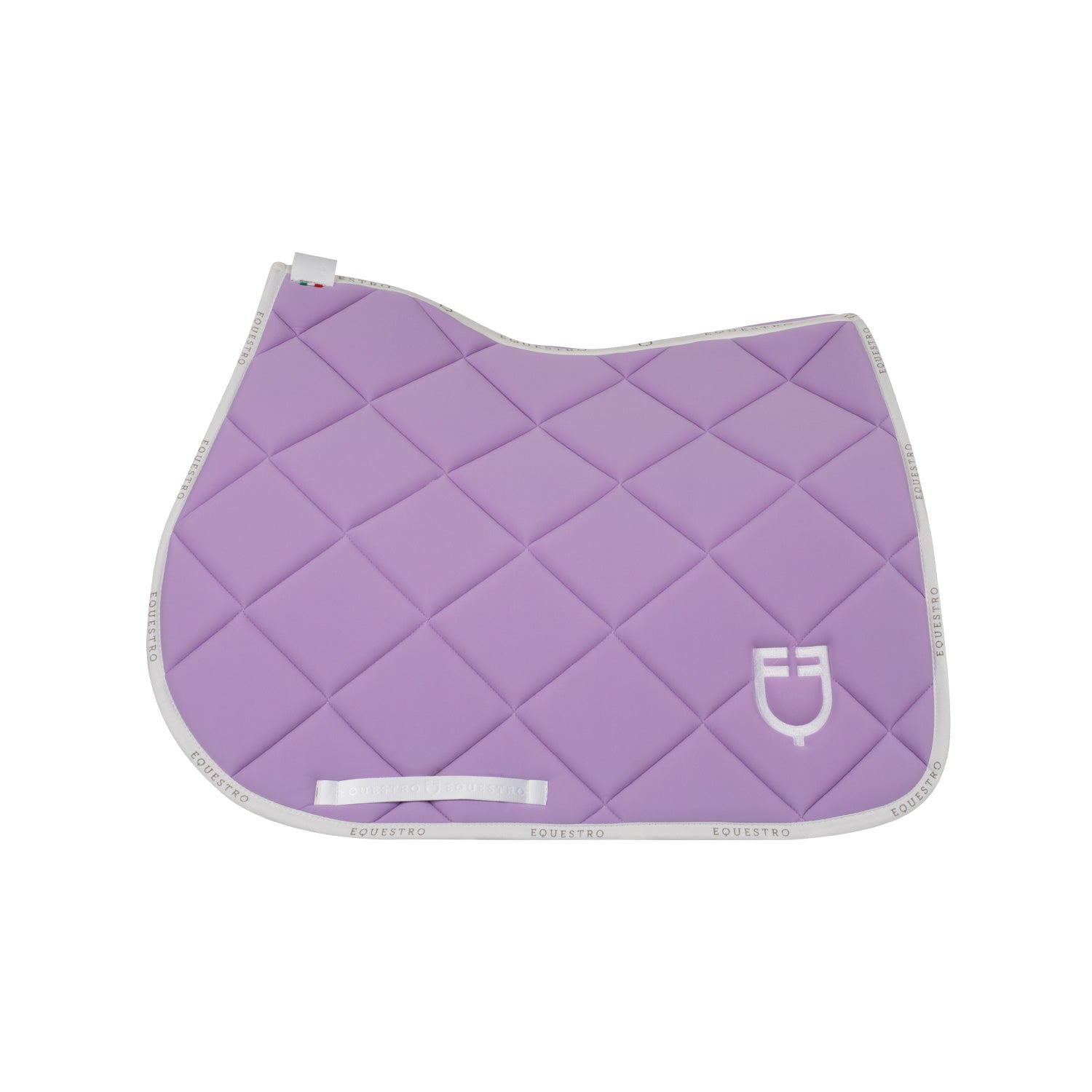 Equestro sottosella modello gp con logo - Colore LILLA/WHITE