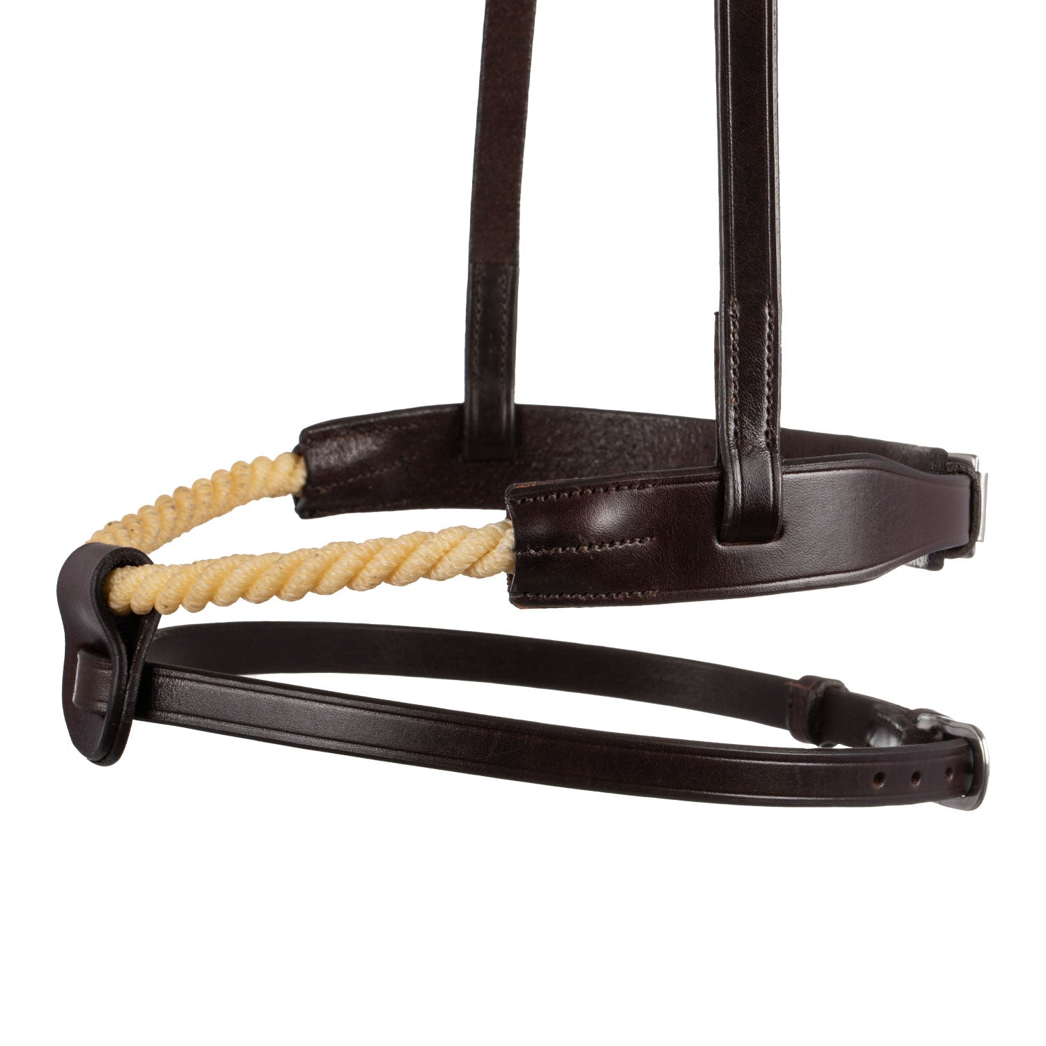 Acavallo rope flash noseband - Colore DARK BROWN