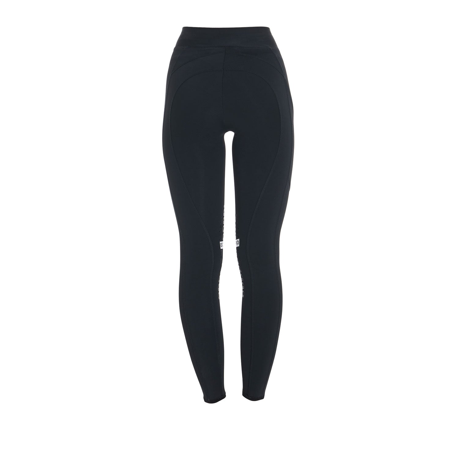 Equestro leggings equestro modello kao tessuto tecnico elasticizzato - Colore BLACK/WHITE