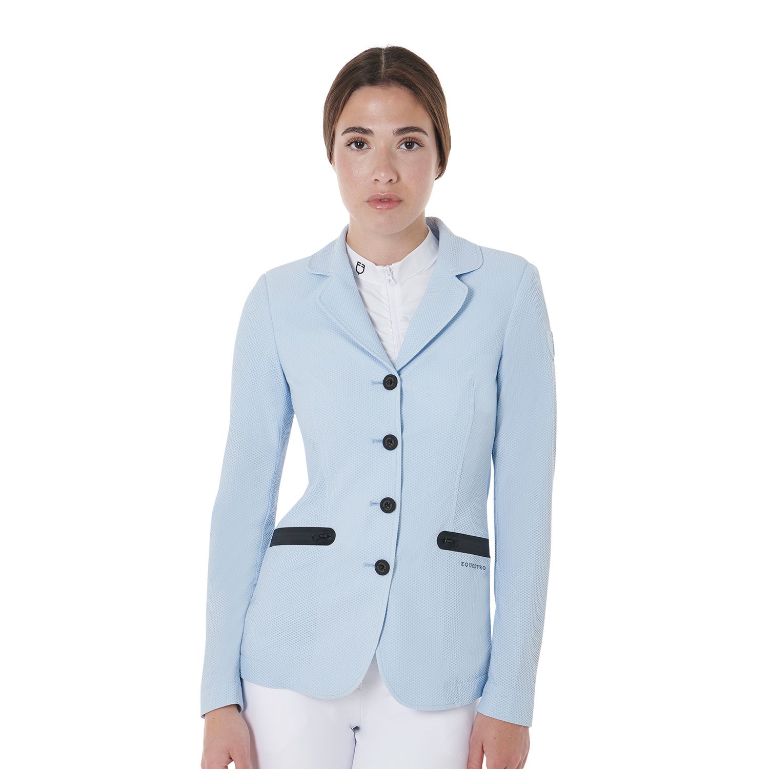 Equestro perforated woman riding jacket - Colore SKYWAY (14-4112)